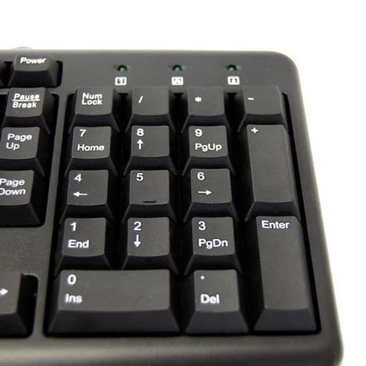 The number pad of the Silent Keyboard EX