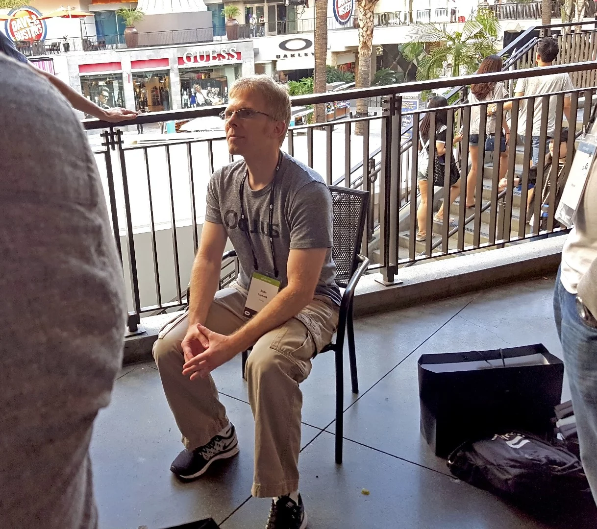Oculus CTO (and gaming legend) John Carmack dispensing advice for VR developers at Oculus Connect 2
