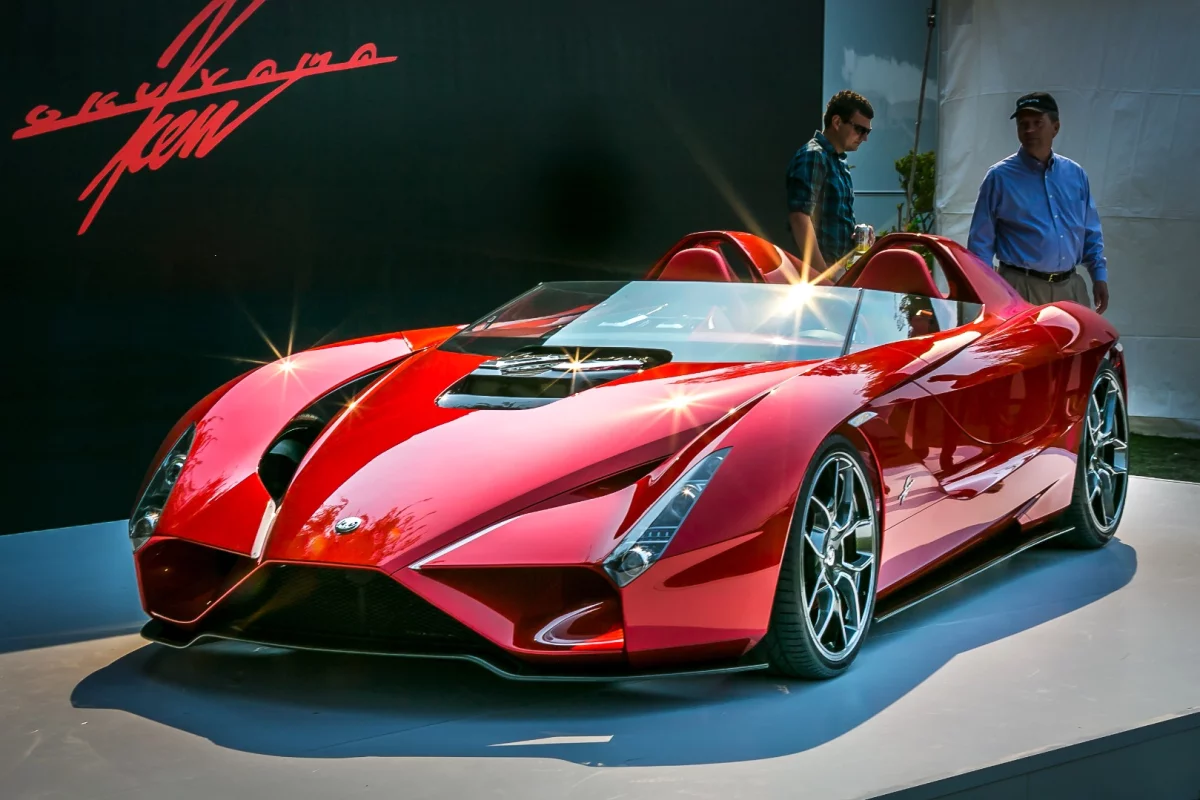 Ken Okuyama reveals the Kode57 during Monterey Car Week 2016