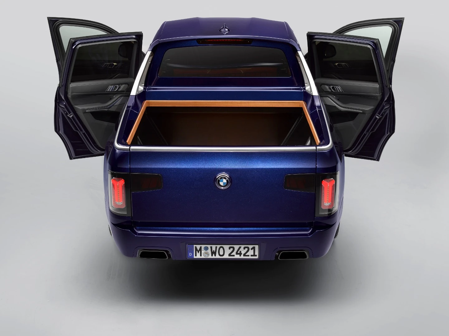 The four-door cabin seats five people