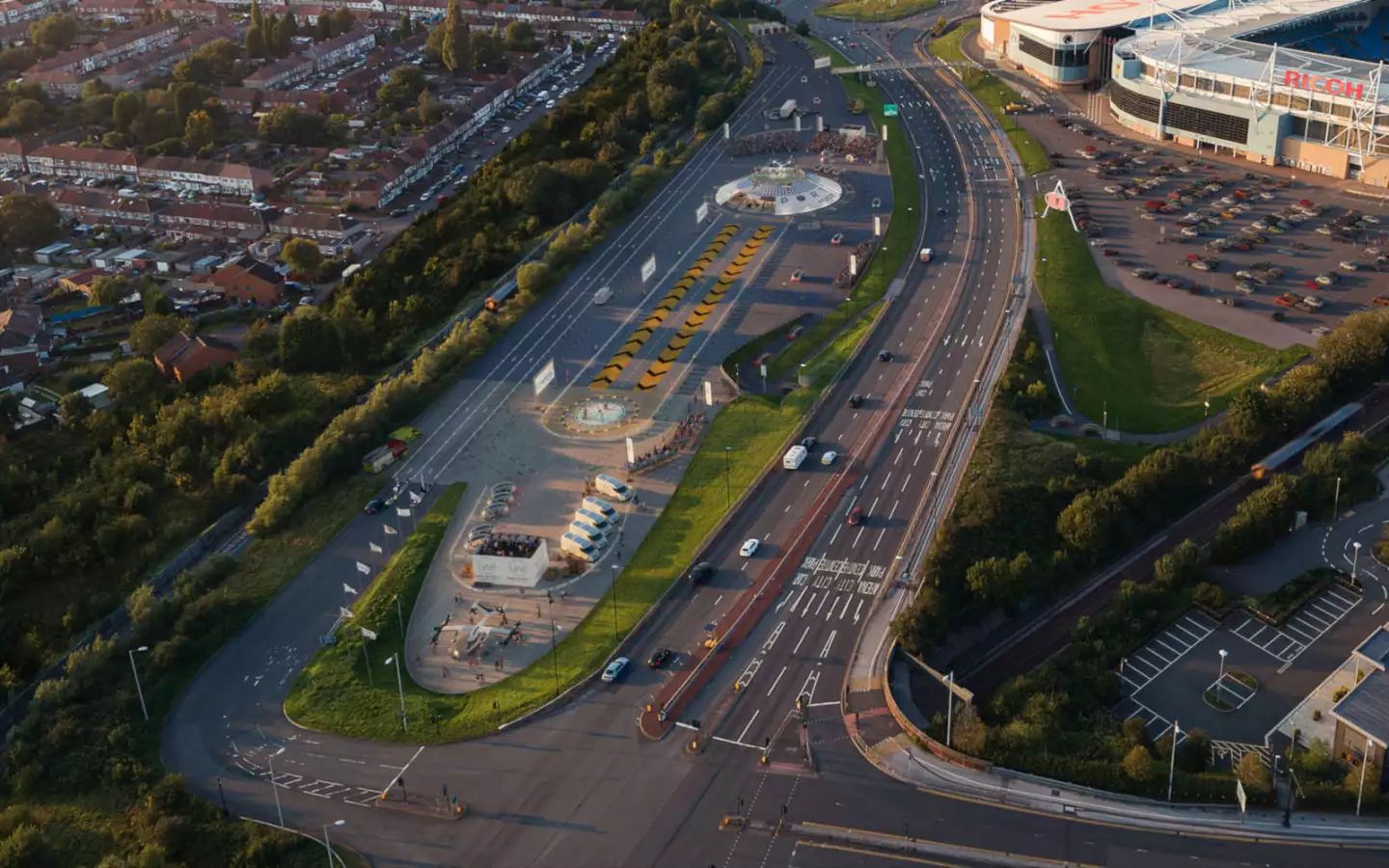The site currently stands as a supplementary car park for the nearby Ricoh Arena