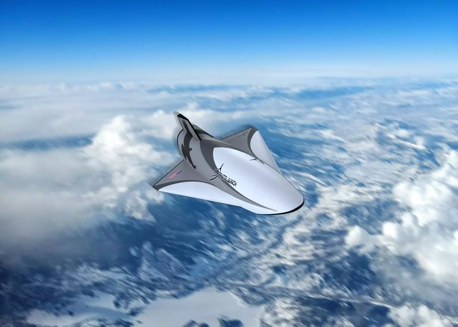 The Talon-A could be lifted into the air aboard Stratolaunch’s carrier aircraft