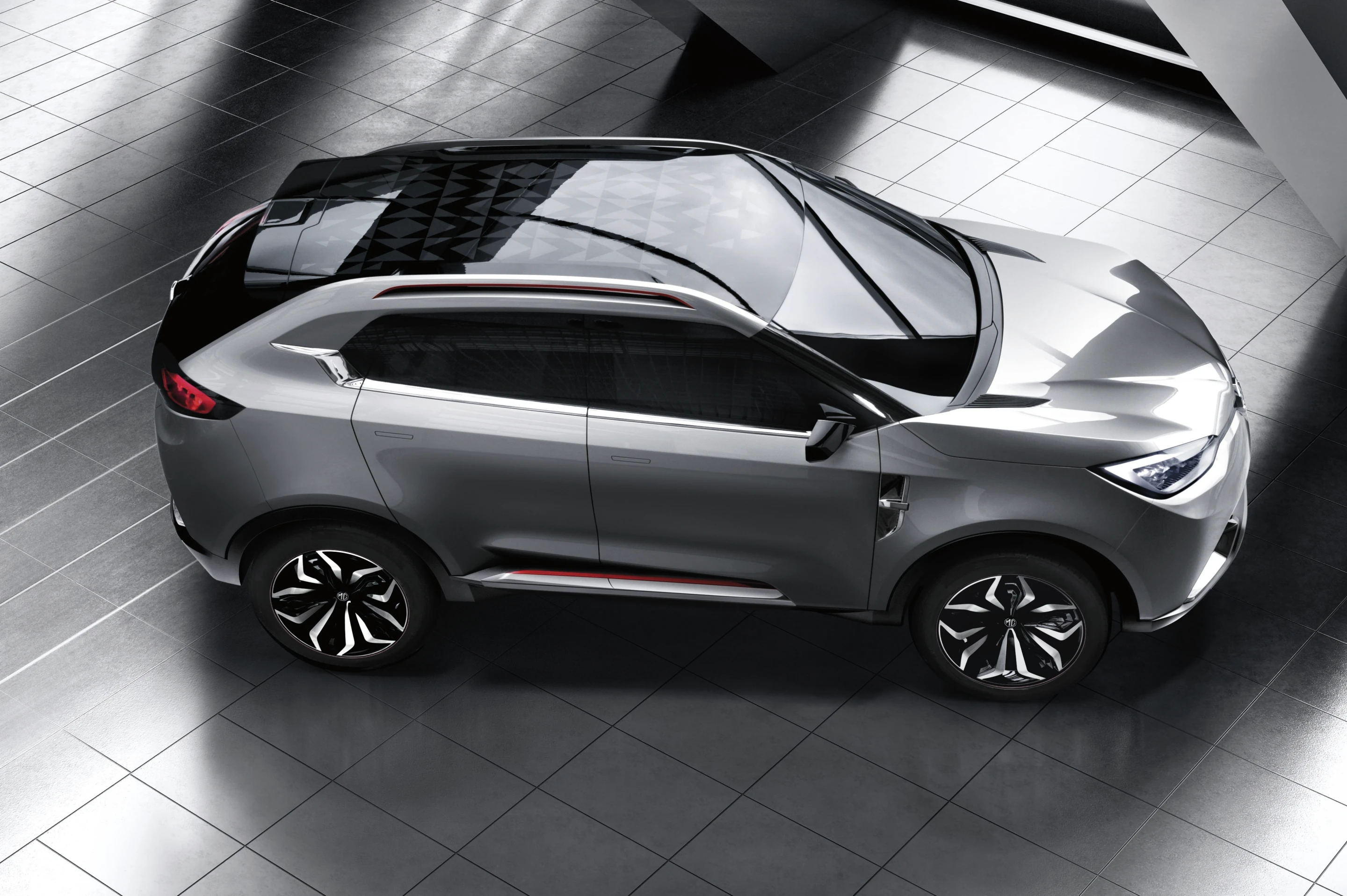 MG CS concept carries design similarities to other crossovers but still retains a degree of individuality