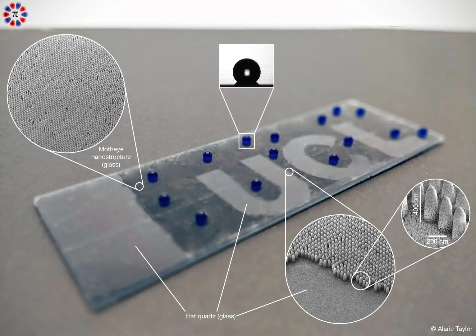 A sample of the smart glass