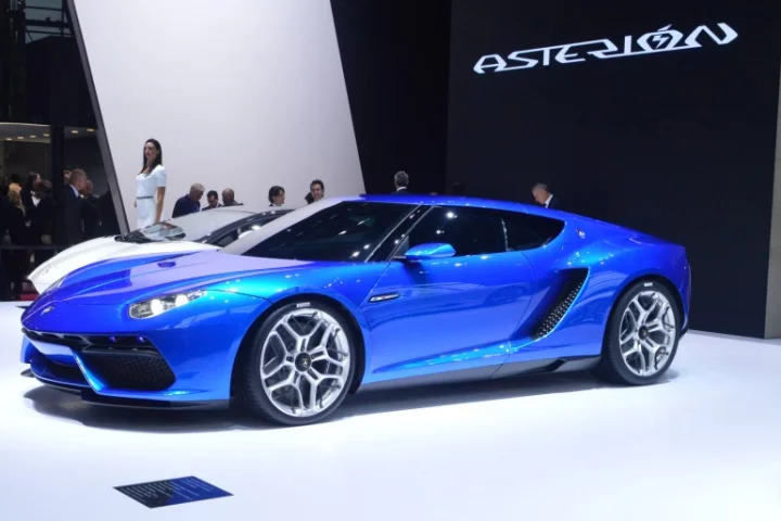 The Lamborghini Asterion in Paris (Photo: C.C. Weiss/Gizmag)