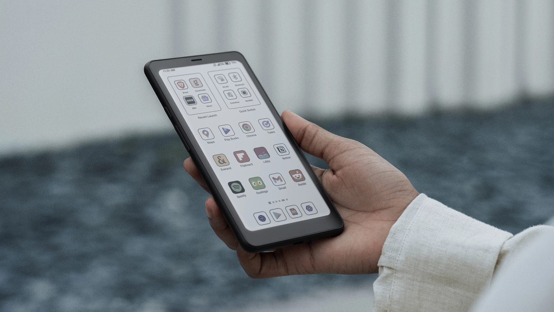 "Weighing only 175 grams, the 6.13-inch Palma 2 Pro fits comfortably in one hand but packs powerful features - including BOOX Super Refresh Technology, 8 GB RAM, and support for the InkSense Plus stylus for highlighting and quick notes"
