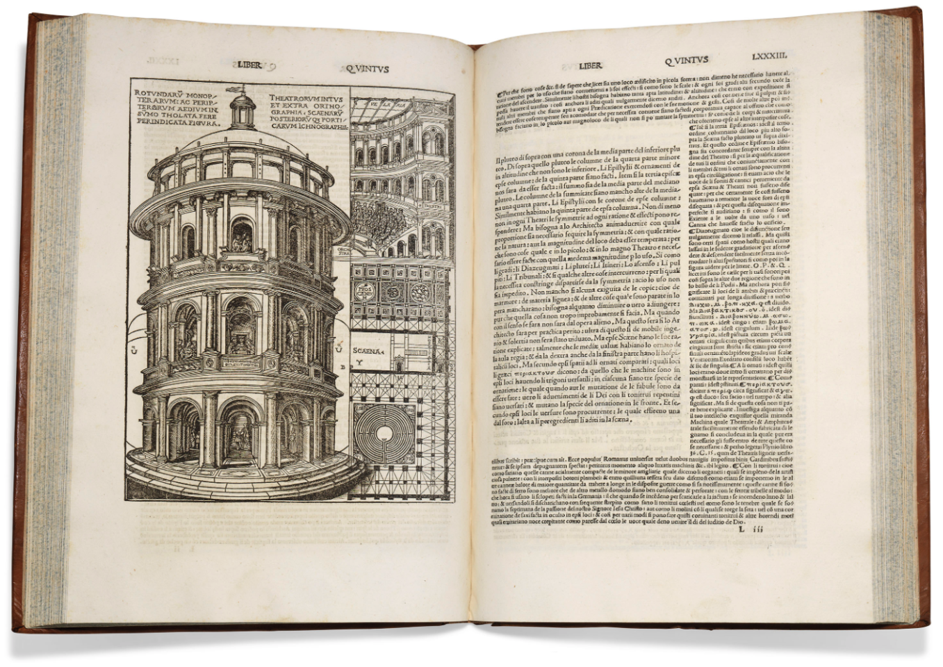 De architectura libri dece by Marcus Vitruvius Pollio (1st century BCE) | Auction Description | Estimate: $22,800 to $31,675 | Auction Date: July 10, 2019