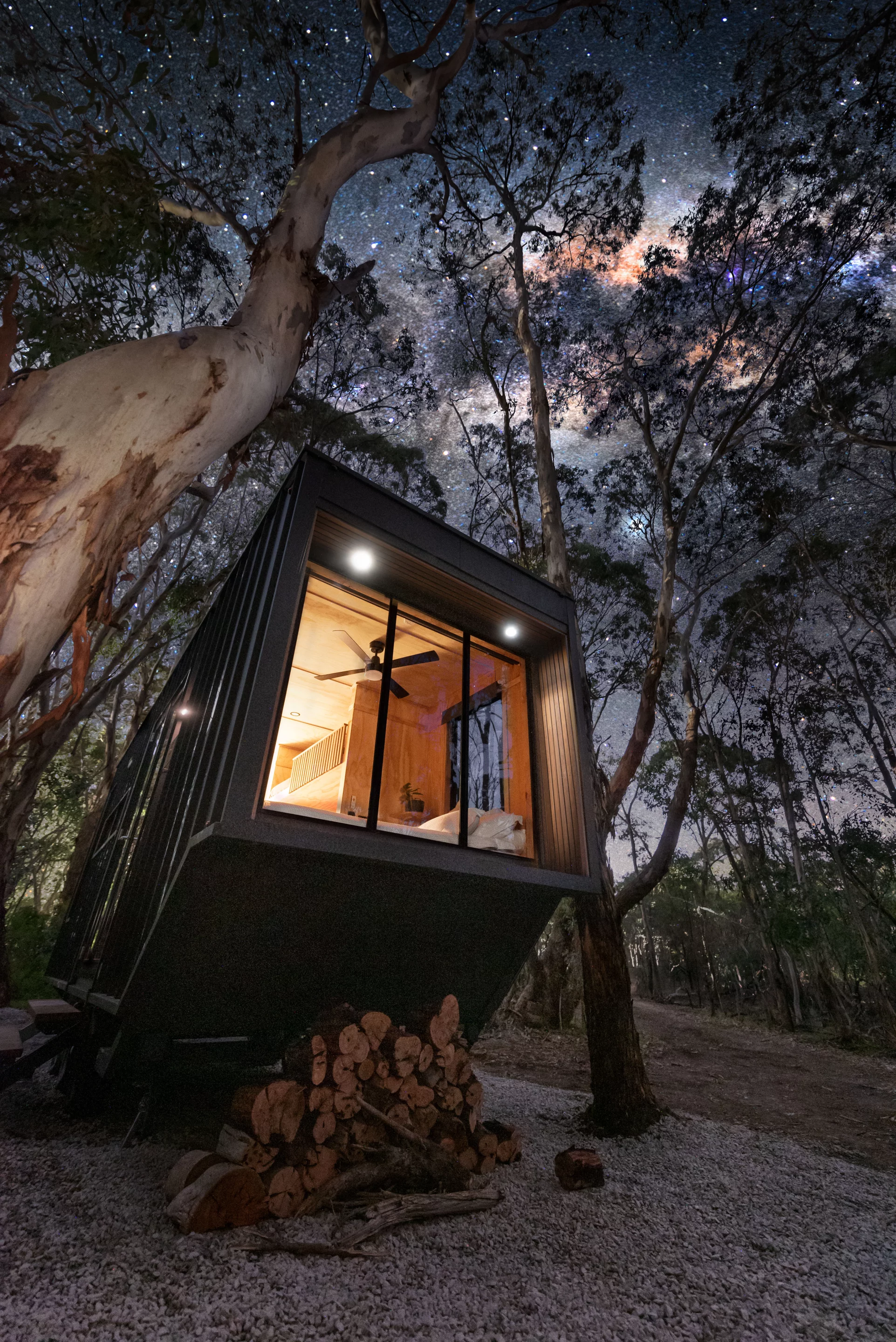 Australian outfit Cabn looks to lure busy folks into quiet corners of the country by way of charming off-grid cabins tucked away in idyllic settings