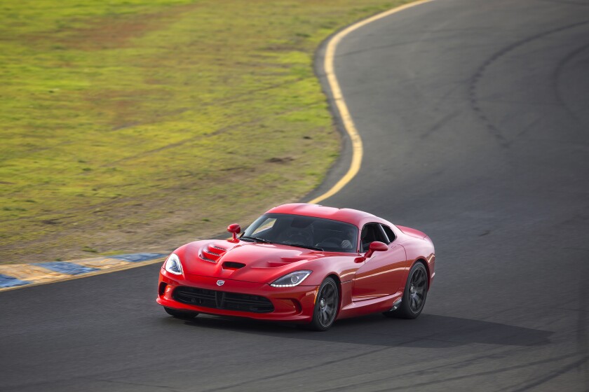 The 2015 Viper SRT has a top speed of 206 mph (331.5 km/h)