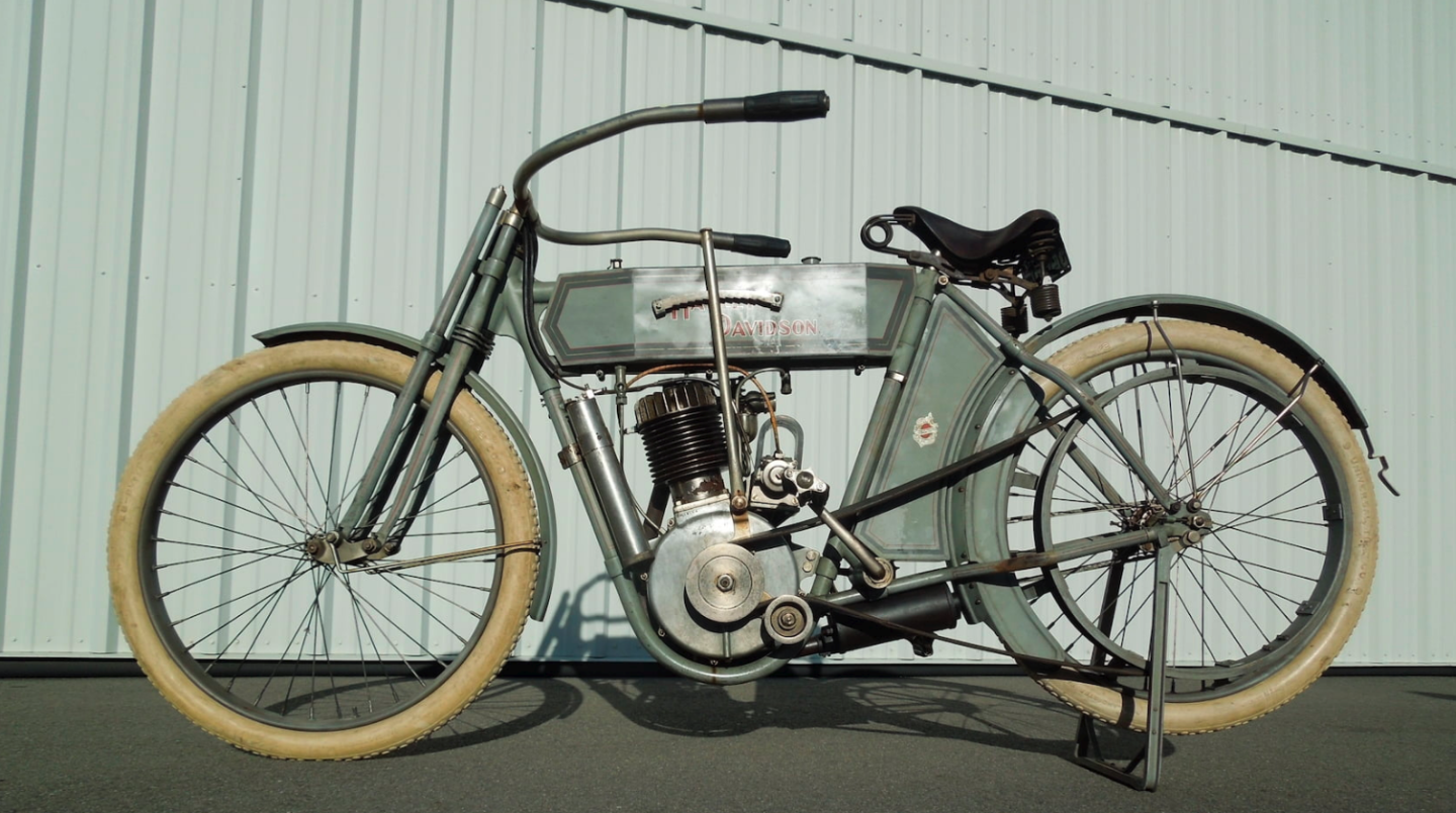 Several legendary names surround this restoration, which had been built specifically to be ridden in the first Cannonball endurance run. No corners were cut. Reproduction parts were limited to the sheet metal and handlebars. Good value at $60,500