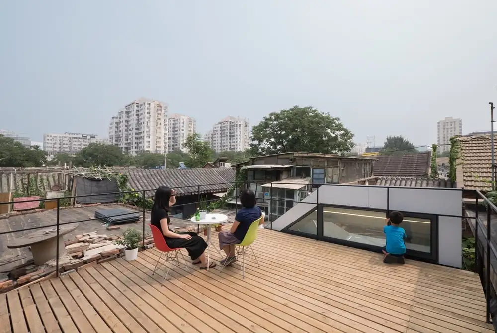 Mrs. Fan's Plugin House consists of modules which include insulation, interior and exterior finish, wiring and plumbing all squeezed into one molded part