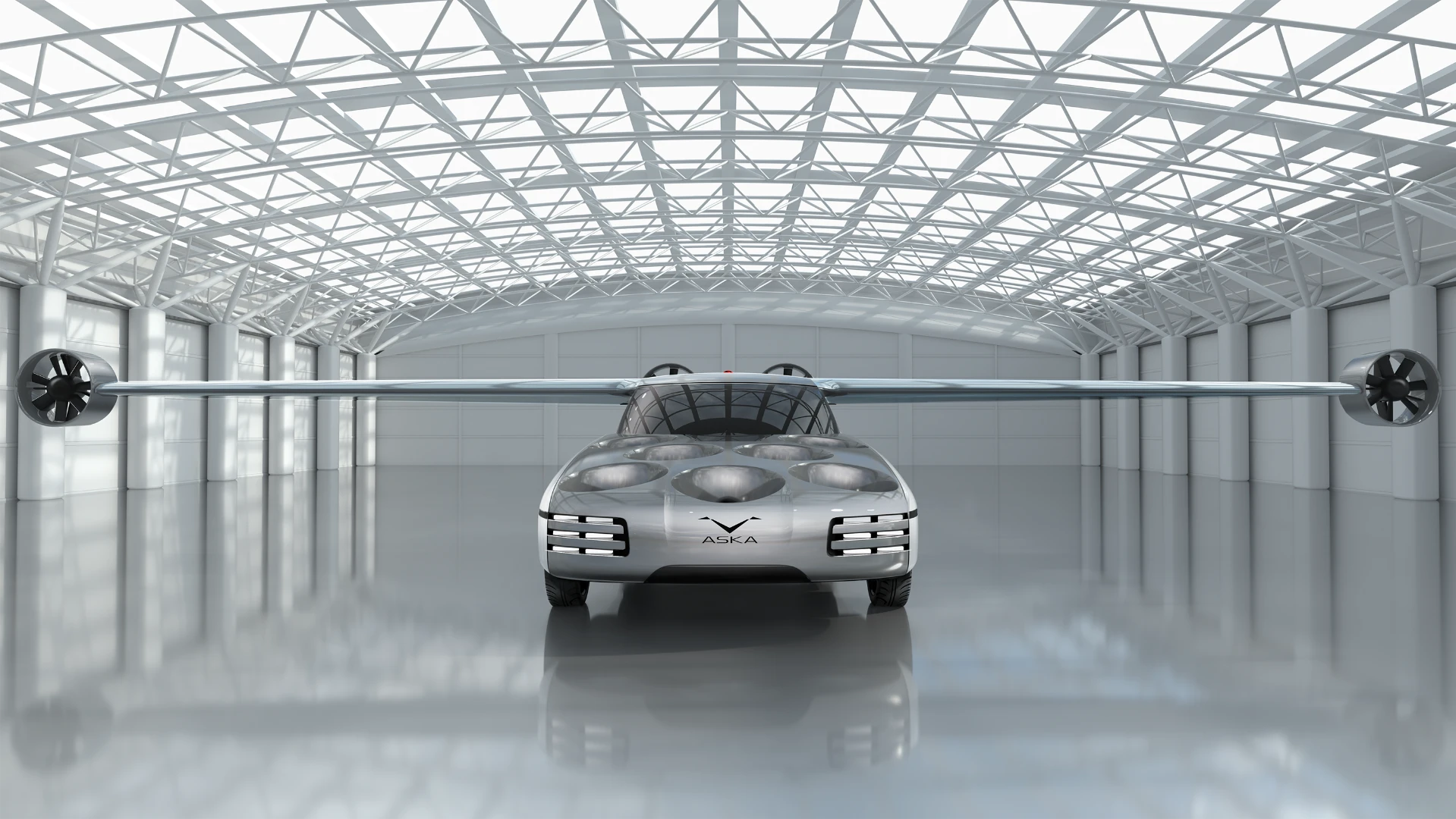 Being developed by American/Israeli startup NFT, the Aska is classified as an eVTOL vehicle - that stands for Electric Vertical Take-Off and Landing.