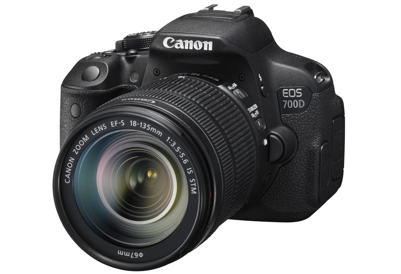 Canon EOS 700D (Rebel T5i) has an autofocus system consisting of nine cross-type points