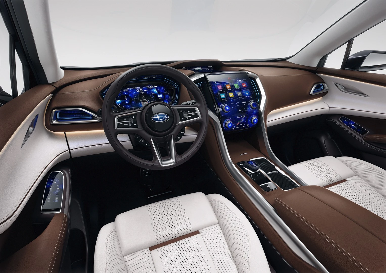 Behind the wheel of the Subaru Ascent Concept