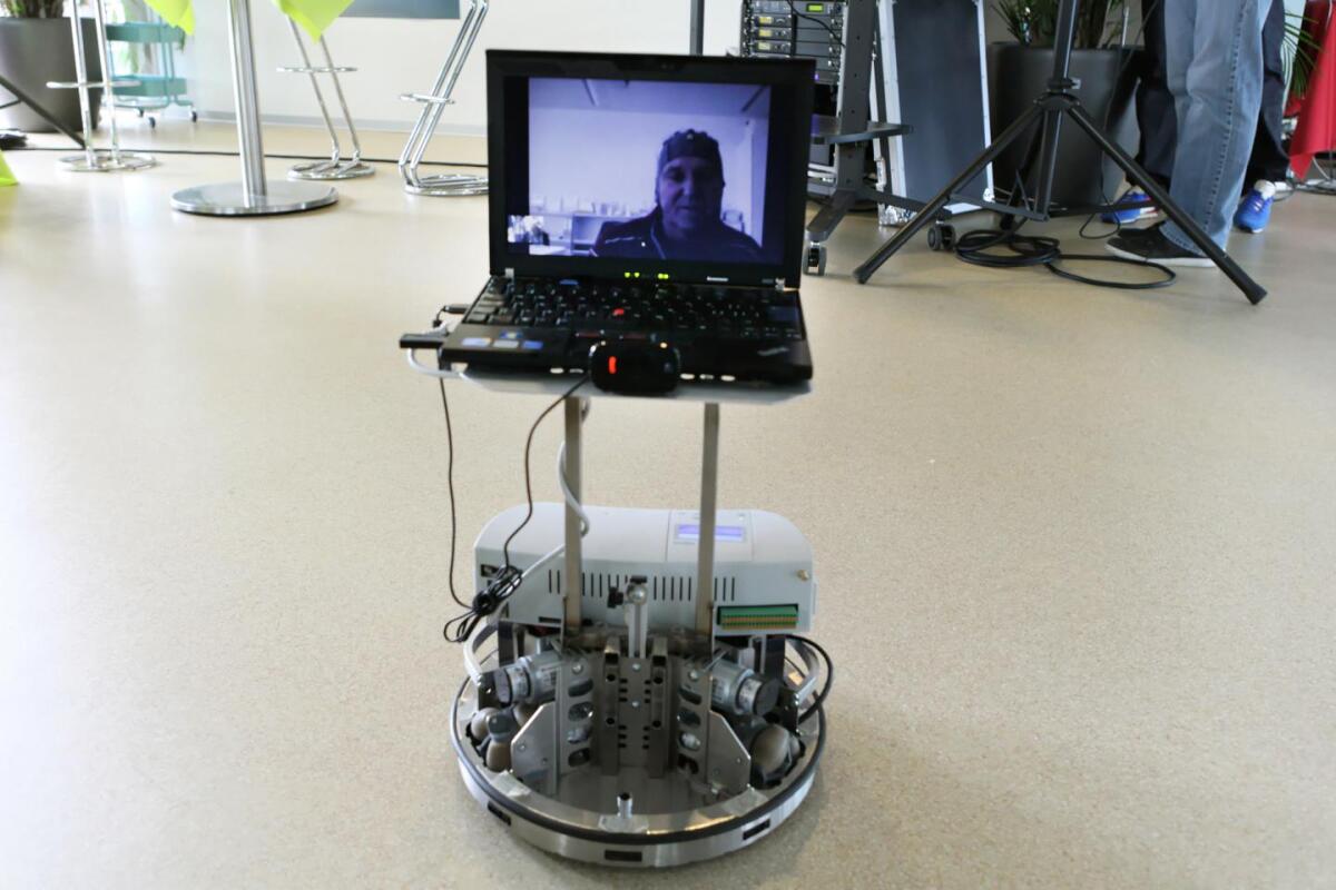 Mindcontrolled telepresence robot to get paralyzed people out and about