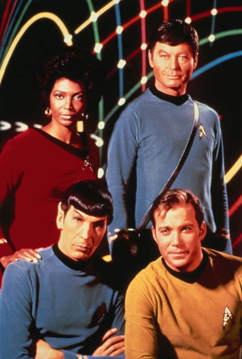 The original Enterprise crew was multiracial