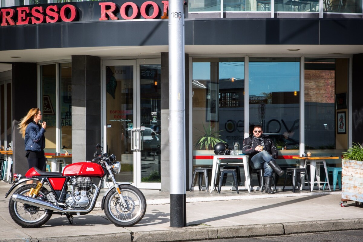 Royal Enfield's Continental GT: a classic style that aims to offer modern reliability. (Photo: Chris Blain/Gizmag)