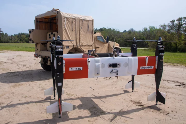 The APT can drop supplies without having to land or hover