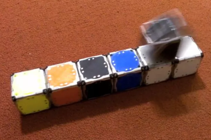 M-Blocks are able to roll, jump and join together (Photo: MIT)