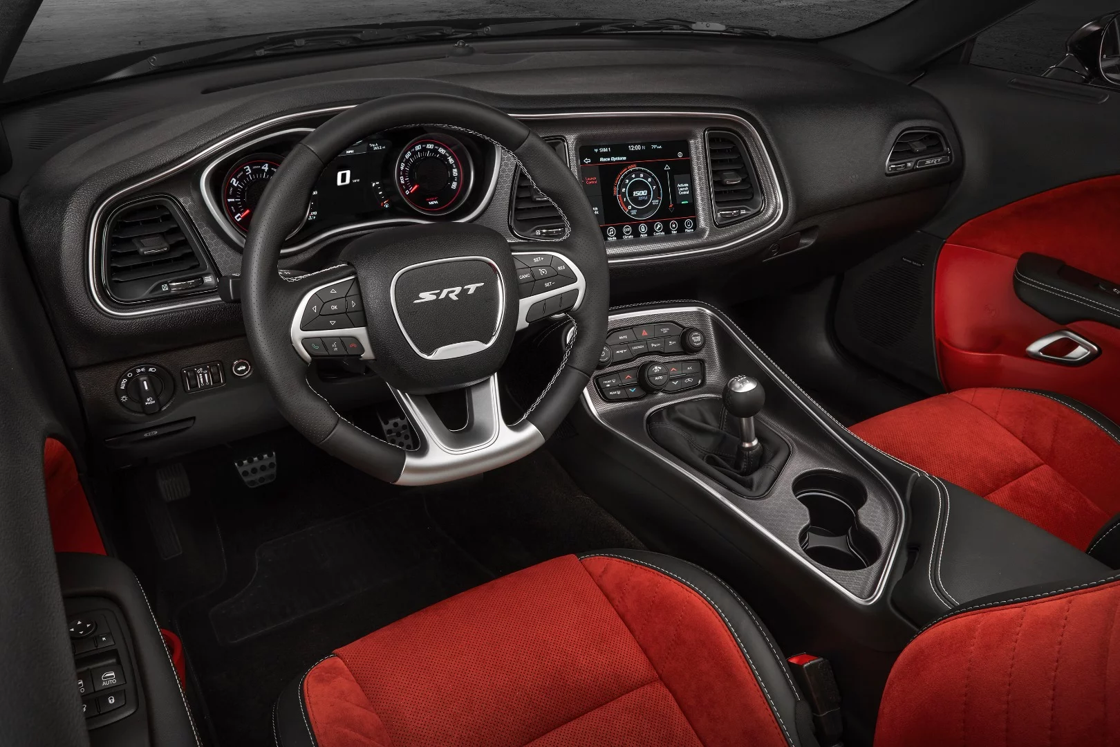 Aiding all of the 707-horsepower goodness under the hood is a casually well-done interior for the Challenger SRT Hellcat