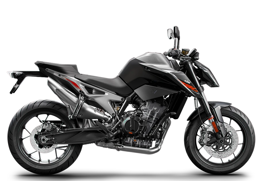 The new bike has a subtle chrome-molybdenum frame rather than the traditional exposed trellis frame found on its bigger sibling for example, the Superduke