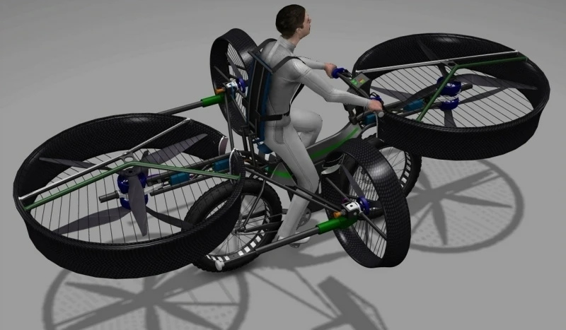 One design concept featured two vertical rotors
