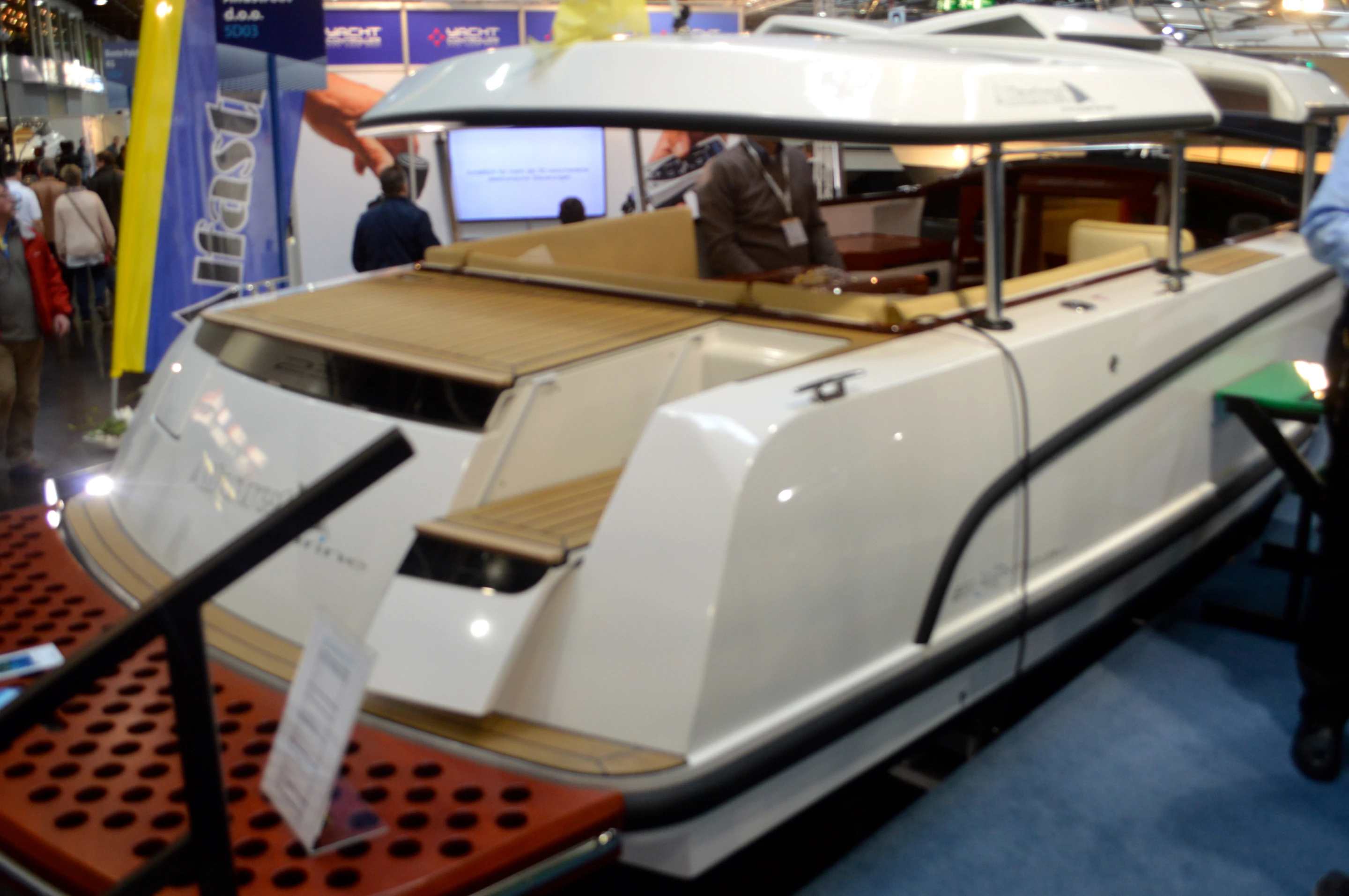 The hydraulic hard-top gets lowered
