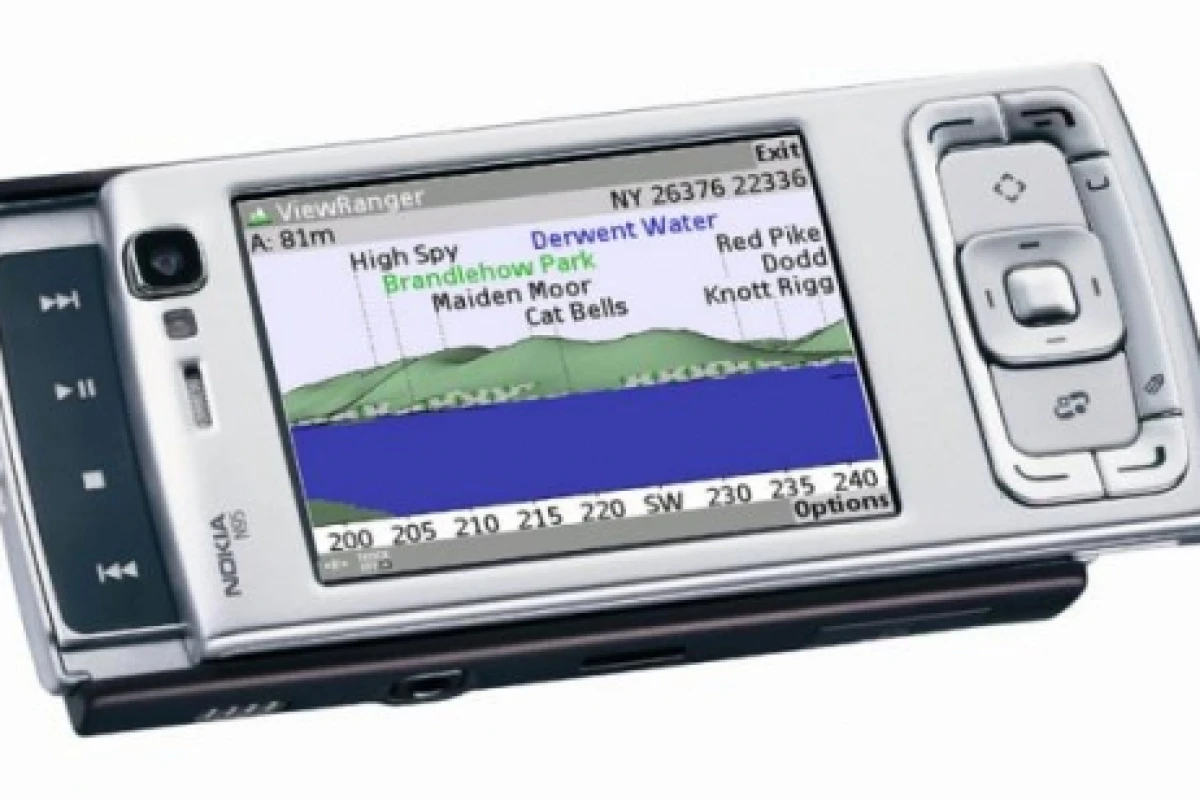 Viewranger on a Nokia N95