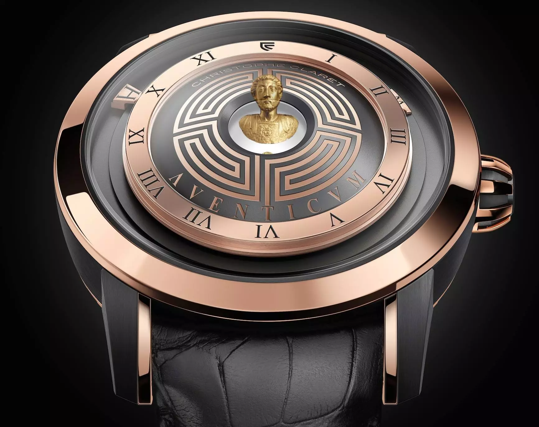 The Aventicum in red gold