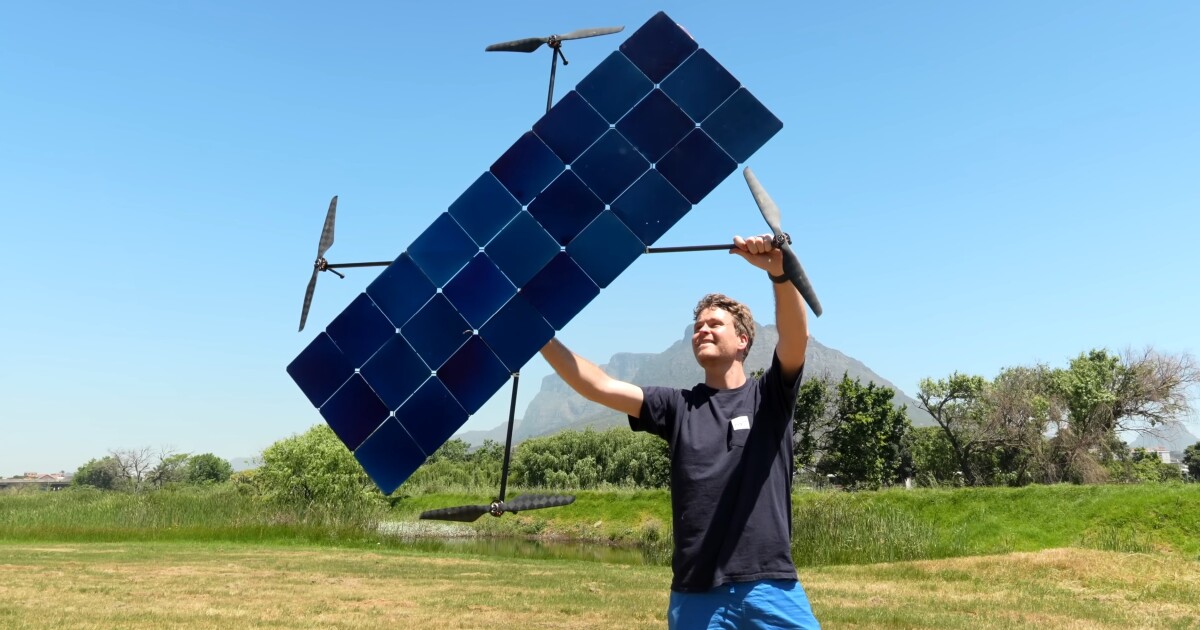 Battery-free drone Soars on solar alone