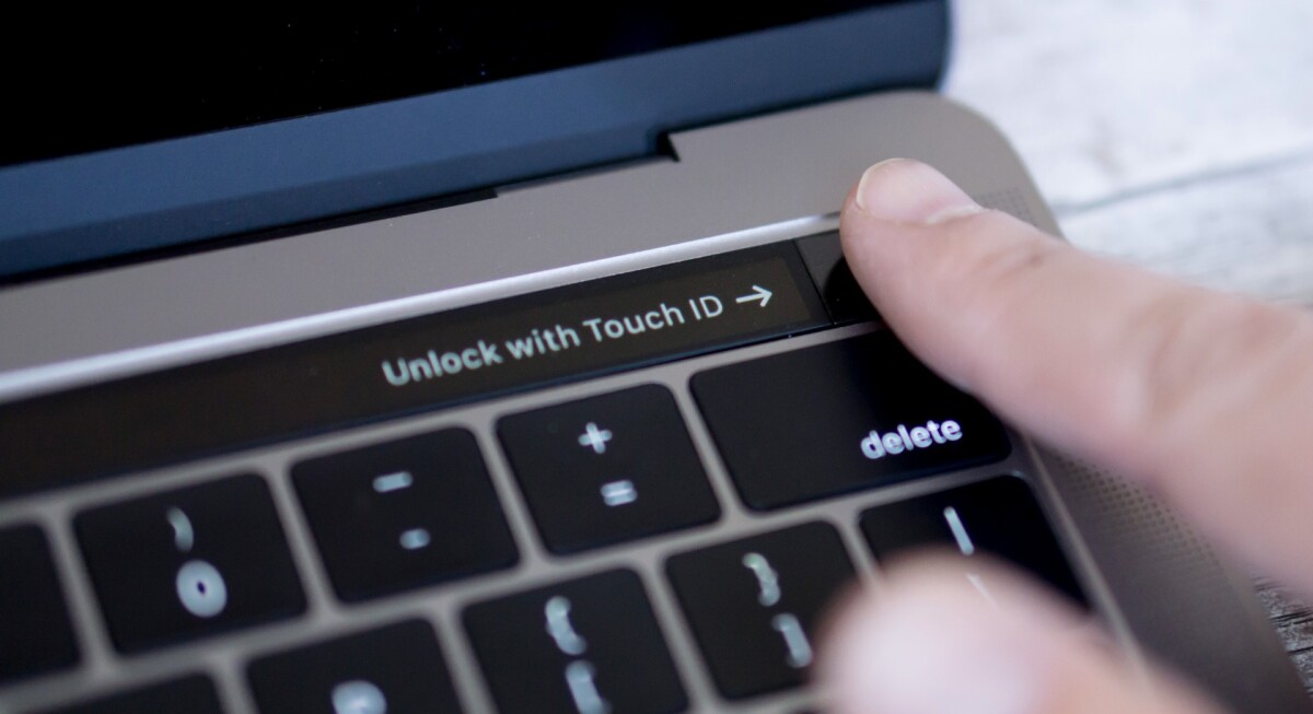 The new MacBook Pro has Touch ID