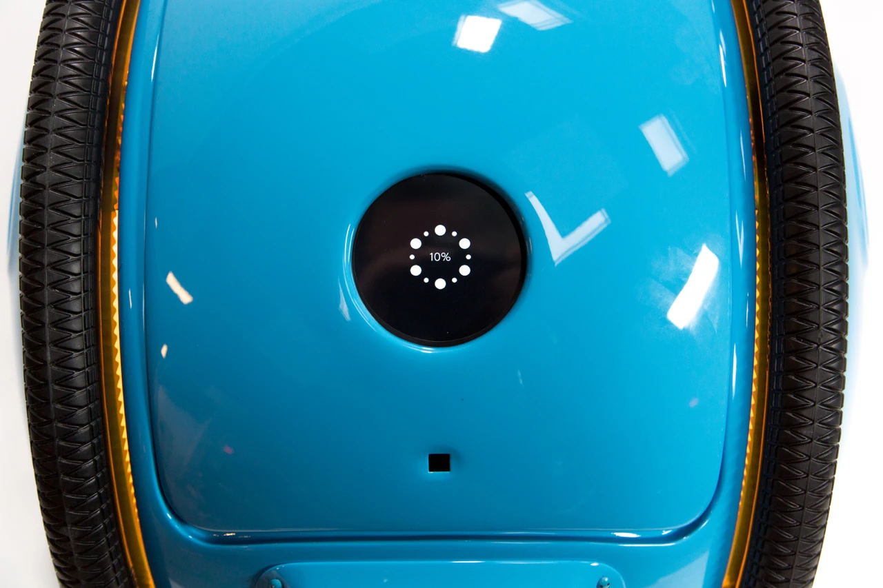 Gita's touchscreen interface