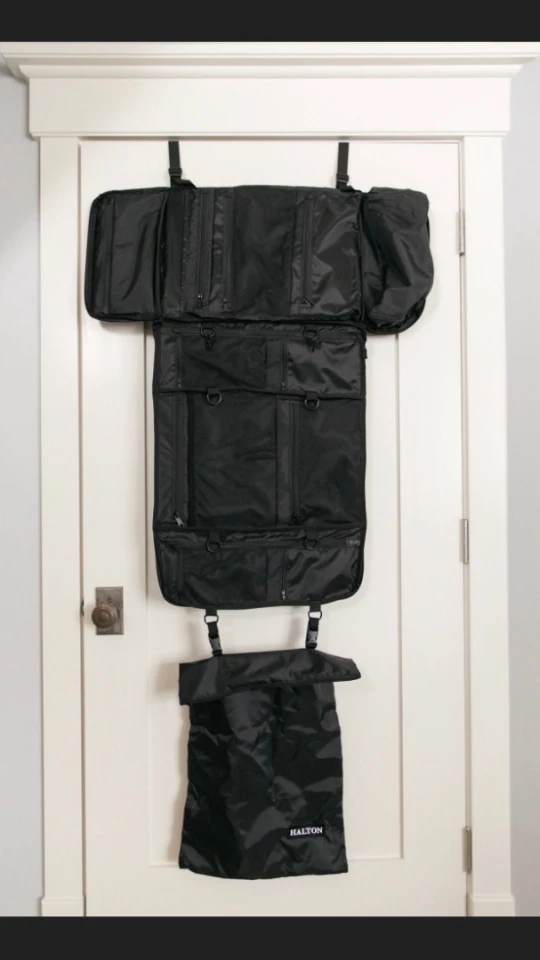 The Halton Commuter backpack in organizer form