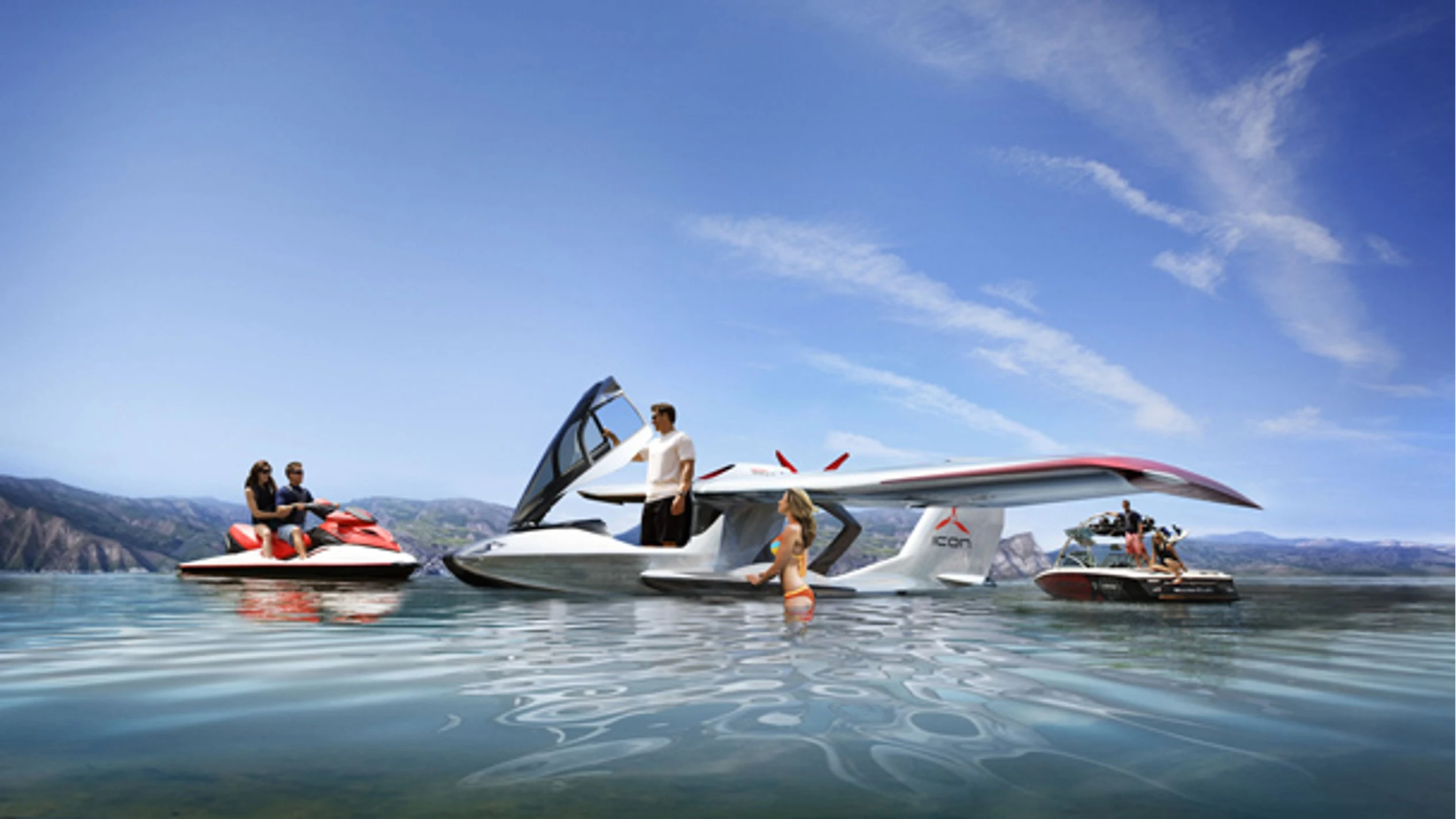 The ICON A5 is a two-seater