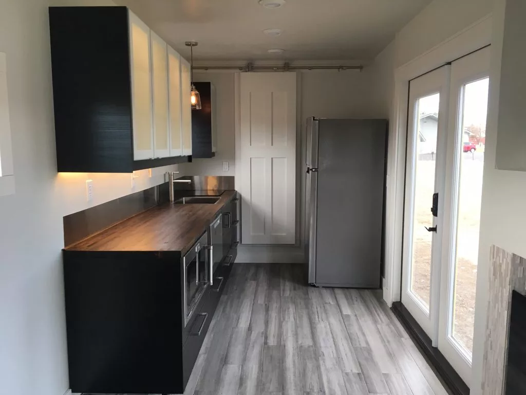 The intellectual Tiny Home has a total floorspace of 320 sq ft (29.7 sq m)