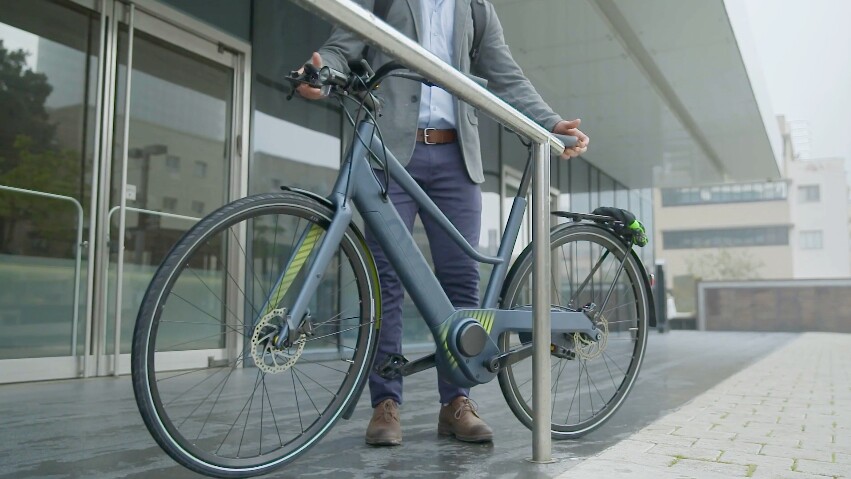 The Oyo automatically shifts to its lowest gear ratio when the bike stops moving