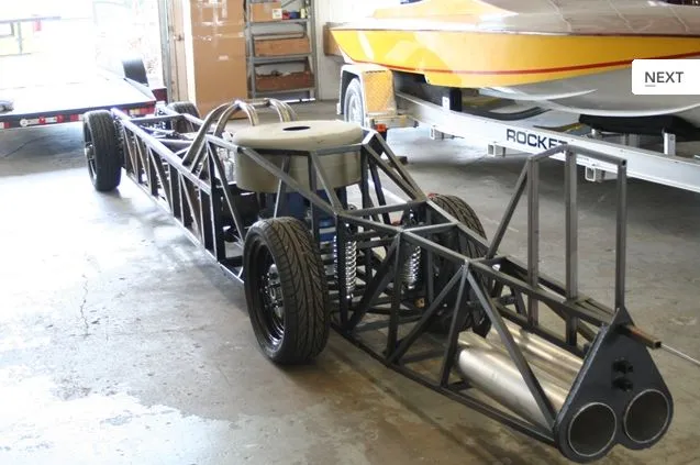 The LSR Streamliner, once complete, will be used in an attempt on the land speed record for steam-powered vehicles