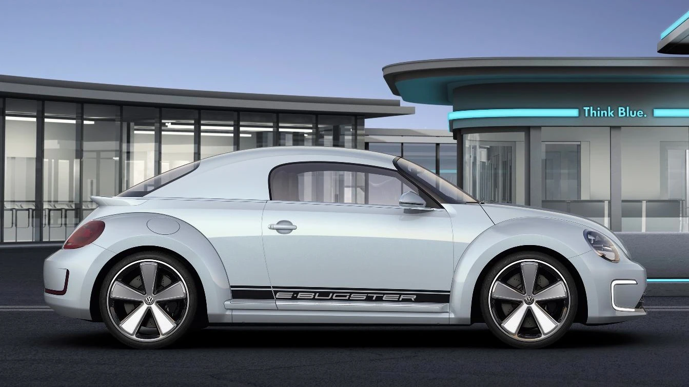A suggestion that a future electric Beetle may be folded into VW's blue-e-motion electric car branding?