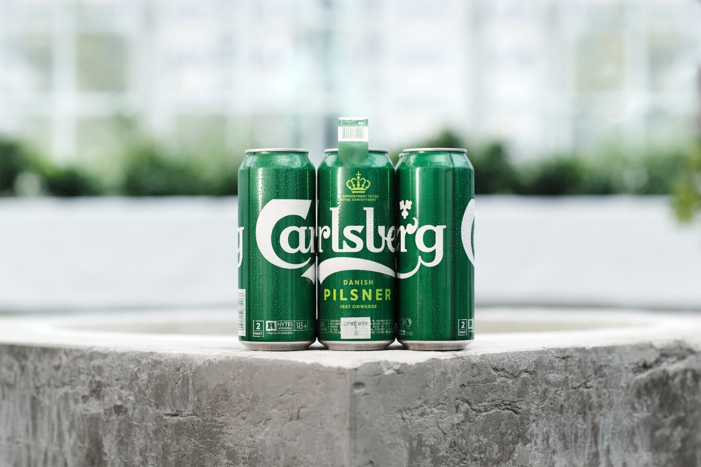 Carlsberg's Snap Pack is designed to reduce plastic waste by up to 76 percent