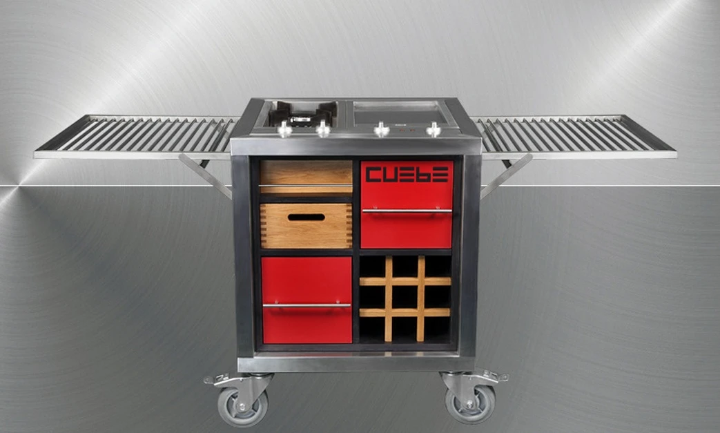 The Cuebe outdoor kitchen by ROB Gmbh