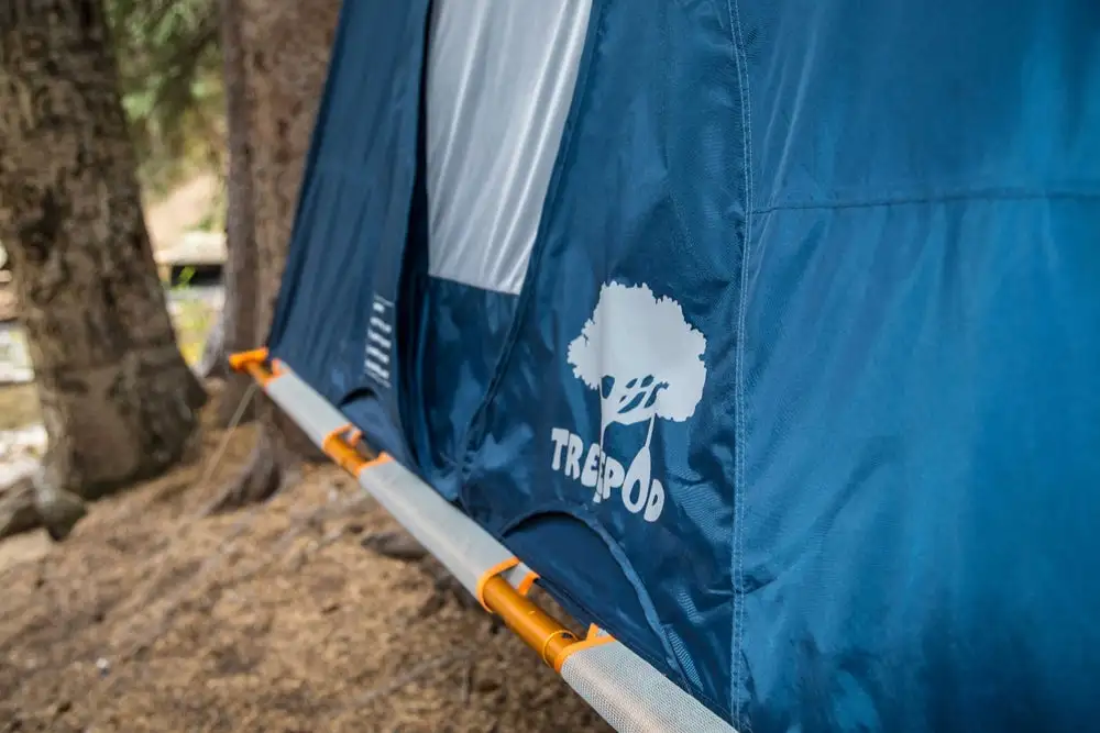 The TreePod Camper includes an integrated frame