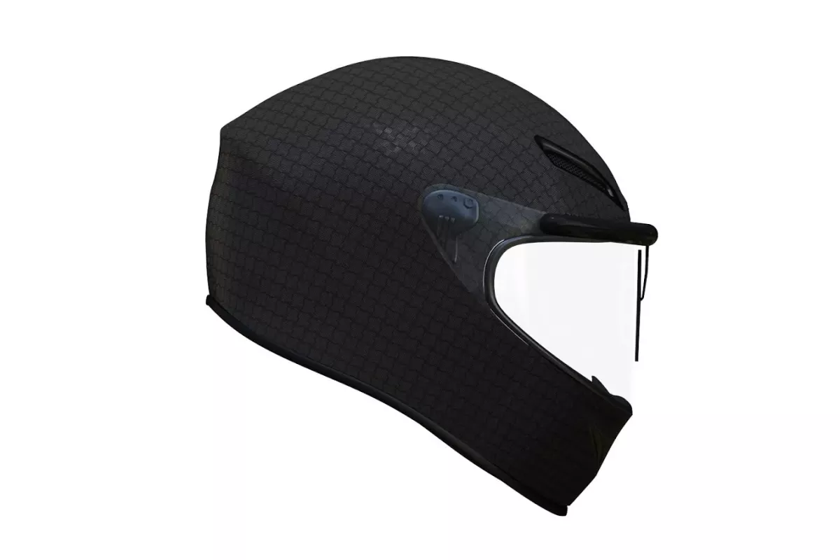 The Rainpal is designed to keep your helmet visor clear of water