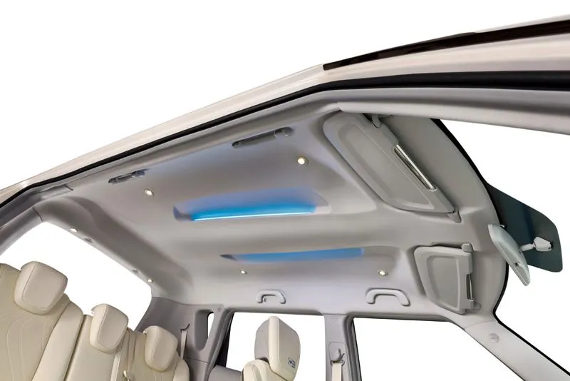 Johnson Controls' ie:3 demonstrator car is the company's showcase for new technologies in efficient, lightweight automotive interiors