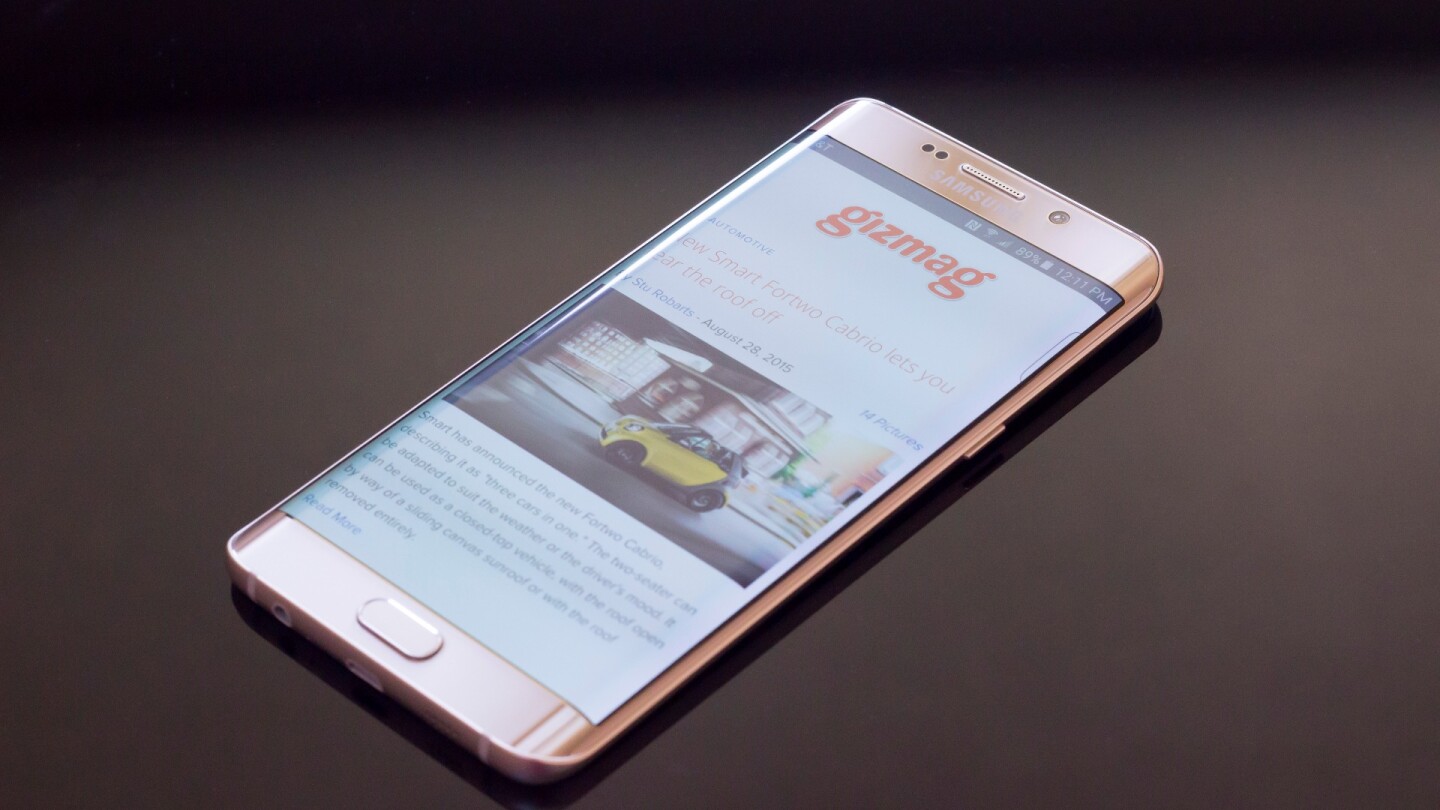 One of the new flagships may look similar to last year's Galaxy S6 edge+ (pictured)