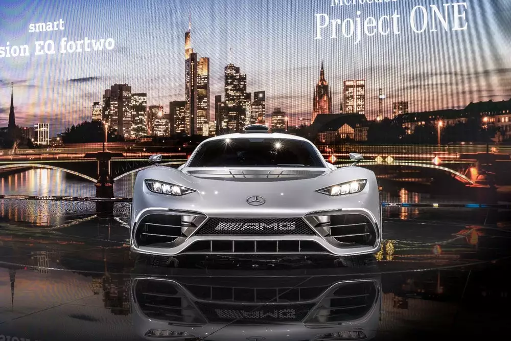 Mercedes-AMG Project One show car debut at the 2017 Frankfurt Motor Show