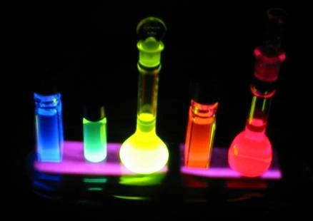 QD vials show offelectroluminescence
