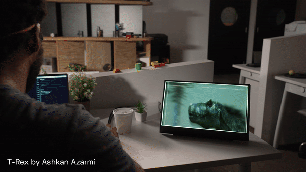 The 4K display brings extra dimension to moving images