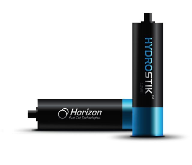 The refillable Hydrostik hydrogen canisters