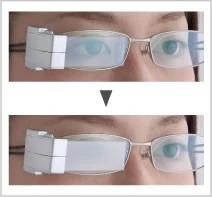 The Wink Glasses fog up should the wearer neglect to blink
