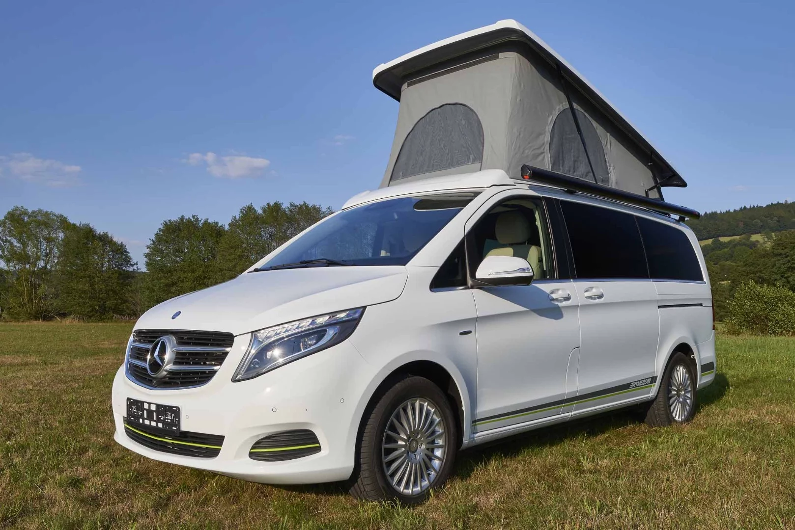 V-Class-based Hymercar design study with pop-up roof